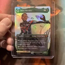 MTG: Miles Morales Marvel's Spider-man (0234) (Borderless) FOIL - Image 1