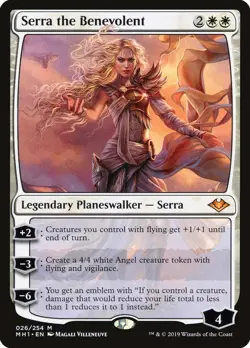mtg magic serra the benevolent ENGLISH serra la bienveillante 4 available modern - Image 1