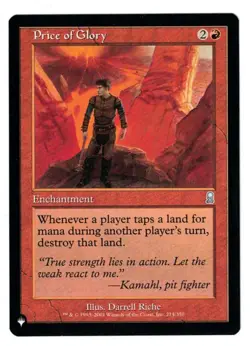 Price of Glory - The List Reprints - #214 - MTG - Image 1