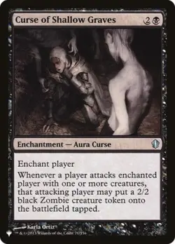 Curse of Shallow Graves - Near Mint MTG The List - Image 1