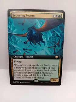 MTG Scouring Swarm Edge Of Eternities R 0036 Extended Art Card - Image 1