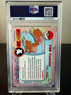 Pokemon 2000 Topps Chrome Fearow Spectra PSA 7 Near Mint #22 - Image 2