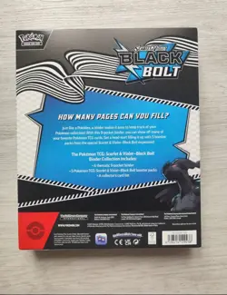 Pokemon TCG Black Bolt Binder Collection Box - Factory Sealed - Image 2