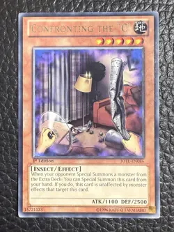 JOTL-EN086 Confronting the "C" Rare 1st Edition YuGiOh Card - Image 1