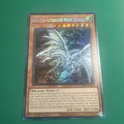 BLUE-EYES ALTERNATIVE WHITE DRAGON 1ST EDITION SECRET RARE RA02-EN010 YUGIOH! - Image 1