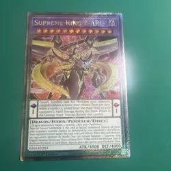 Yugioh Stampede - Supreme King Z-ARC - Platinum Secret Rare - RA04-EN284 1st Ed - Image 1