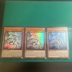 3x Blue-Eyes Abyss Dragon - RA01-EN016 Ultra Rare 1st Edition Near Mint Yugioh - Image 1