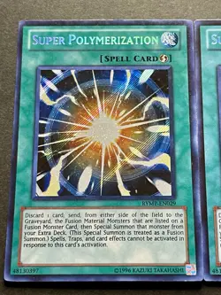 3x Super Polymerization | RYMP-EN029 | Secret Rares | MP | YuGiOh! - Image 3