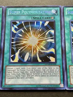 3x Super Polymerization | RYMP-EN029 | Secret Rares | MP | YuGiOh! - Image 5