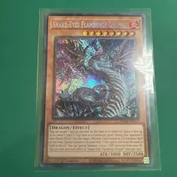 Yugioh! Snake-Eyes Flamberge Dragon - MP24-EN113 - Prismatic Secret Rare 1st Ed - Image 1