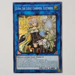 Lyna the Light Charmer, Lustrous - LIOV-EN049 - NM - Super Rare - 1st ed Yugioh - Image 1