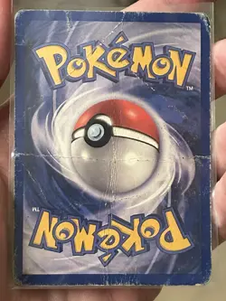 1999 Pokemon TCG Fossil Moltres Holo Rare Card #12/62 Vintage WOTC Damaged - Image 2