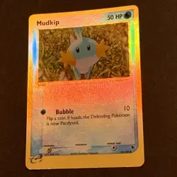 Mudkip 59/109 2003 EX Ruby & Sapphire Pokemon Card Reverse Holo Common - Image 1