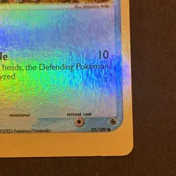 Mudkip 59/109 2003 EX Ruby & Sapphire Pokemon Card Reverse Holo Common - Image 3