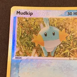 Mudkip 59/109 2003 EX Ruby & Sapphire Pokemon Card Reverse Holo Common - Image 5