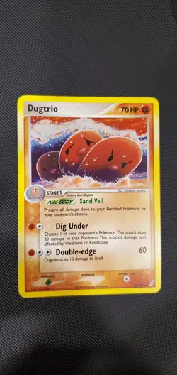 Dugtrio 5/100 Crystal Guardians Holo Rare Pokemon Card NM/VLP - Image 1