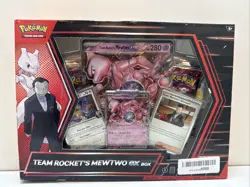 Pokemon TCG Team Rocket's Mewtwo ex Box Cards - New in Box Sealed - Image 1