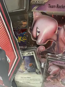 Pokemon TCG Team Rocket's Mewtwo ex Box Cards - New in Box Sealed - Image 5