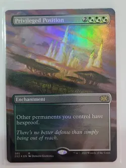Privileged Position BORDERLESS FOIL 385 Double Masters 2022 2X2 MINT MTG EDH - Image 1