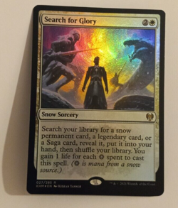 Search for Glory FOIL NM/M Kaldheim MTG Magic the Gathering KHM - Image 1