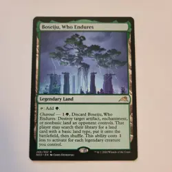 Magic the Gathering - Boseiju, Who Endures - Kamigawa: Neon Dynasty - NM - Image 1