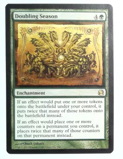 MTG Doubling Season Modern Masters 141/229 Regular Rare, LP - Image 1