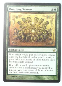 MTG Doubling Season Modern Masters 141/229 Regular Rare, LP - Image 4