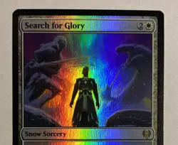 *FOIL* SEARCH FOR GLORY KALDHEIM MTG WHITE SNOW SORCERY RARE NM - Image 2