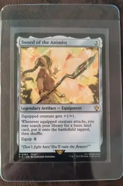Sword of the Animist FINAL FANTASY Commander Magic MTG The Gathering FFVII 0362 - Image 1