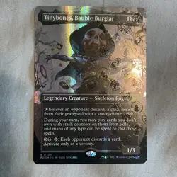 Tinybones, Bauble Burglar (Borderless) (Mana Foil) Foundations Foil - Image 1