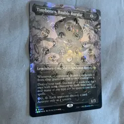 Tinybones, Bauble Burglar (Borderless) (Mana Foil) Foundations Foil - Image 2
