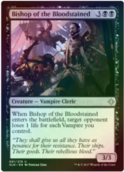 1 x Bishop of the Bloodstained - Foil - XLN - LP-Magic The Gathering-MTG - QXQ02 - Image 1
