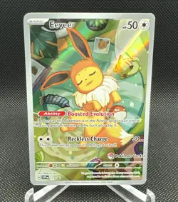 Eevee Pokemon Center Exclusive SVP 173 Pokemon Scarlet and Violet Promo NM - Image 1