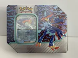 Pokemon TCG Paldea Partners Tin Quaquaval ex Booster Packs Sealed - Image 1