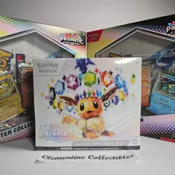1x Prismatic Evolutions ETB + 2x Poster Collection LOT - Pokemon TCG SEALED NEW - Image 1