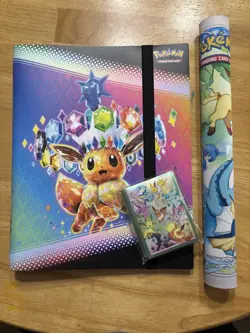 Pokemon Prismatic SPC Playmat, Deck Box, Pouch, Sleeves, BINDER - Image 2