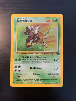 Carte Pokemon : Scarabrute 9/64 Edition 2 Jungle Wizards Francaise - Image 1