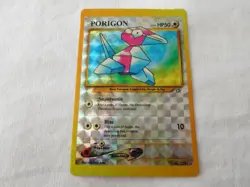 Pokemon Holo Prism Vending Sticker Neo Genesis Porigon Porygon + Porygon 2 - Image 2