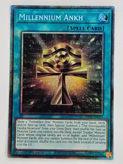 Yu Gi Oh - MP25-EN011 Millennium Ankh - Starlight Rare - Image 1