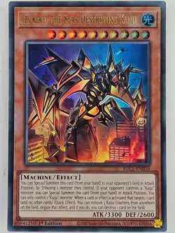 Yu Gi Oh - BLC1-EN036 Jizukiru, The Star Destroying Kaiju - Gold Ultra Rare - Image 1