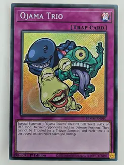 Yu Gi Oh - BLMM-EN010 Ojama Trio - Secret Rare - Image 1