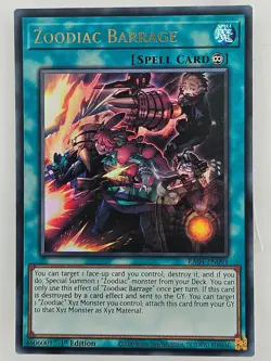 Yu Gi Oh - RA04-EN091 Zoodiac Barrage - Ultra Rare - Image 1