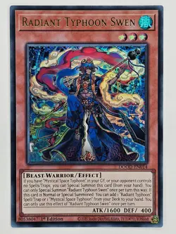 Yu Gi Oh - DOOD-EN014 Radiant Typhoon Swen - Ultra Rare - Image 1