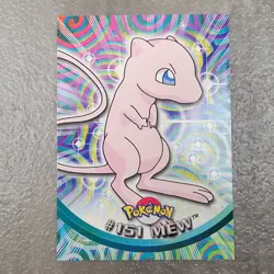 Pokemon Topps Series 2000 Mew #151 NON-HOLO Pokemon Card NM - Image 1
