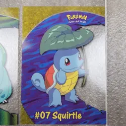 2000 Topps Pokemon TV Animation Series 2 #PC2 Bulbasaur PC4 Squirtle Clear Card - Image 3