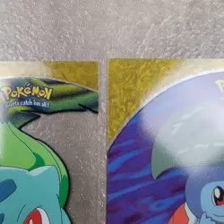 2000 Topps Pokemon TV Animation Series 2 #PC2 Bulbasaur PC4 Squirtle Clear Card - Image 5