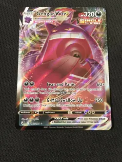 Gengar VMAX 157/264 Fusion Strike Full Art Ultra Rare Holo Pokemon Card - Image 2
