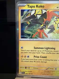 TAPU KOKO - 65/191 Surging Sparks Set - NM - Rare Holo - Pokemon TCG Card - Image 2