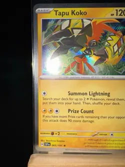 TAPU KOKO - 65/191 Surging Sparks Set - NM - Rare Holo - Pokemon TCG Card - Image 5