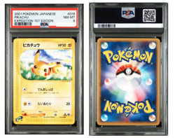 Pikachu PSA8 First Basic Expansion Pack 016/128 Pokemon Card - Image 1
